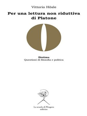 cover image of Per una lettura non riduttiva di Platone